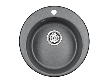 Кухонная мойка Paulmark GELEGEN 50 PM404800-DG 50х50 цвет серый